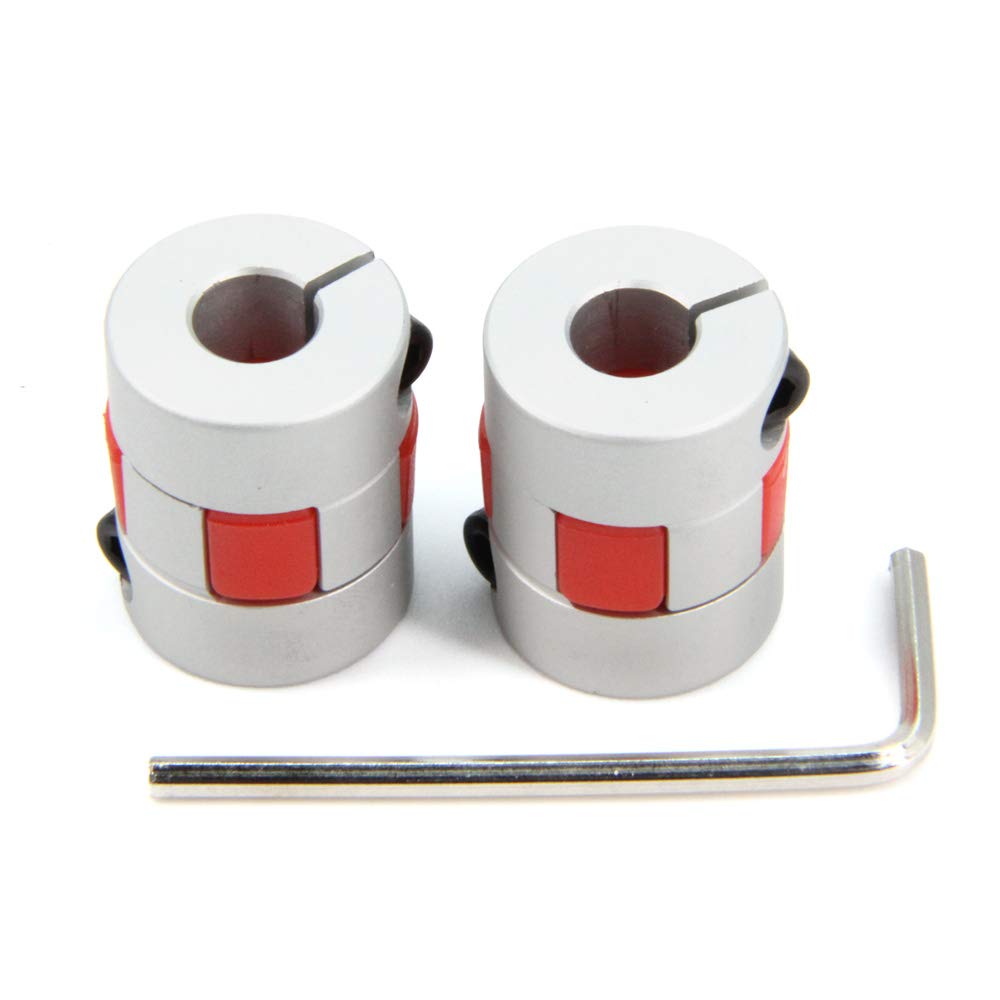 Flexible Shaft Couplings - 8mm Plum Connectors for CNC & 3D Printers -5