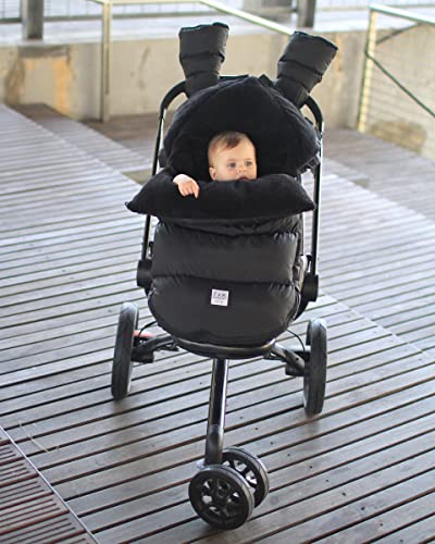 7Am Enfant Universal Stroller Footmuff - Water Repellent Winter Bunting Bag For Strollers & Car Seats, Soft Micro-Fleece & Plush Lined Stroller Footmuff For Baby Boy & Girl | Plushpod #TOP3