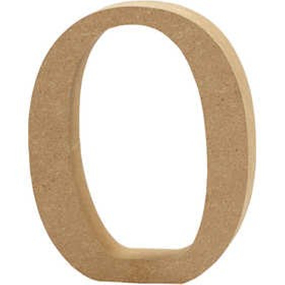 Crafty Capers Number 0 13Cm Large Wooden Mdf Number Shape To Decorate - 0 | Wood Shapes For Crafts