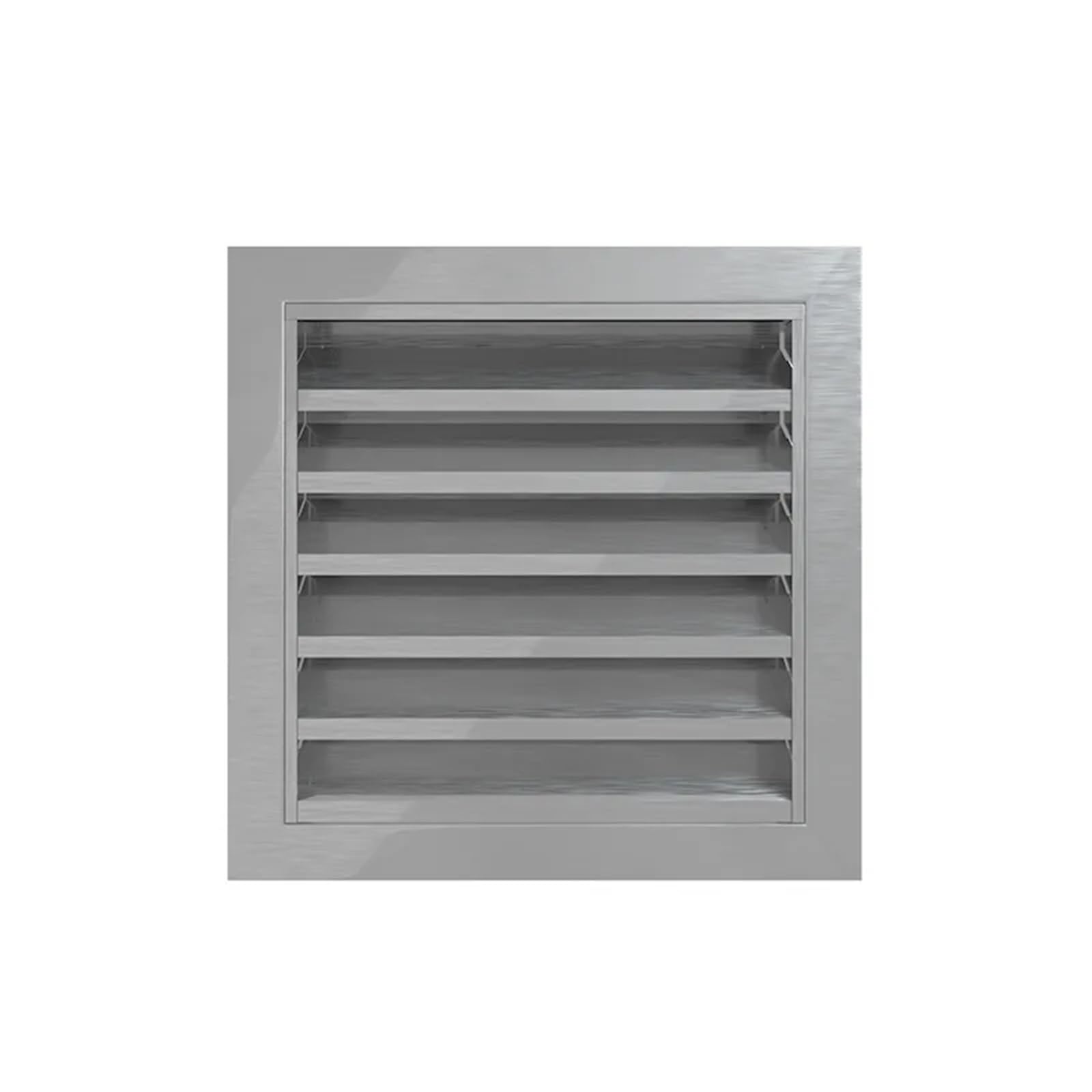 Ventilator Grille Stainless Steel Square Vent Exterior Wall Exhaust Ventilation Window Cover for air Vent(6 inch)