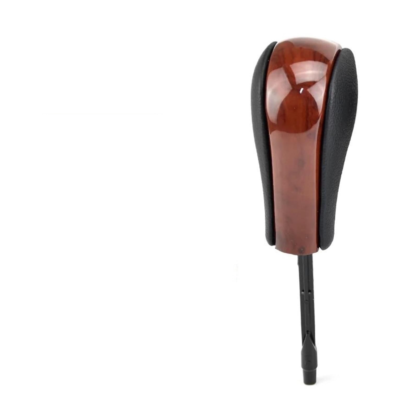 AHRPKAMERD Gear Shift Knob 1PCS for E39 E46 E53 E60 E61 E63 E64 E81 E82 E87 E90 E91 E92 E93 E83 Automatic Car Gear Shift Knob Shift knob(Wood-Long)