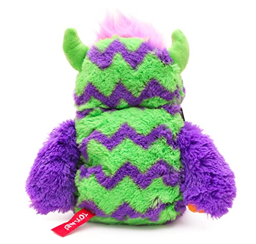 Toyland® 9" (23cm) Purple & Green Colour Worry Monster Plush Soft Toy - Loves Eating Your Worries, 20.3 cm x 32 cm x 9 cm - Image 4