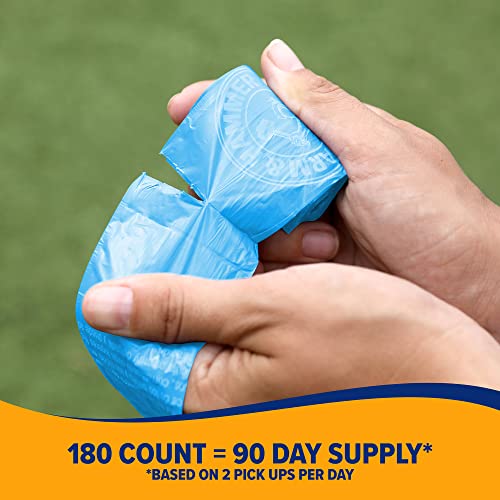 Arm & Hammer Disposable Dog & Cat Waste Bags, 180 Count, Blue, 9 x 14in - image 6