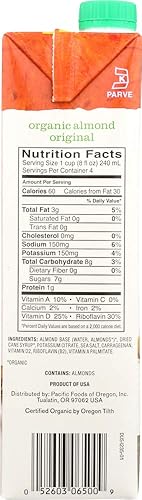 Miniatura 4 de ALIMENTOS PACÍFICOS BEV DRK ALMND ORGNL GF DF, 32 FO3