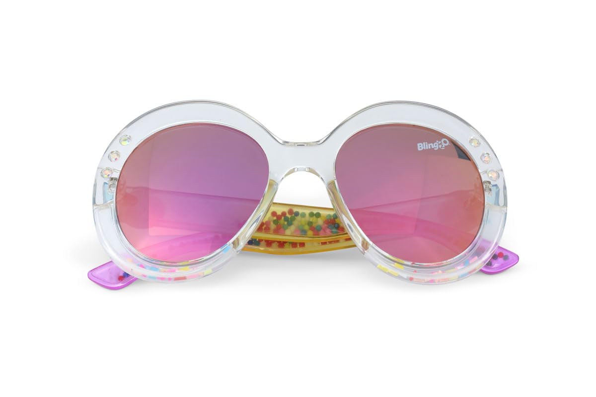 Bling2O Glass Beach-SPRINKLE Sunrise Gafas de Sol Infantiles, Verde, Talla única Unisex niños