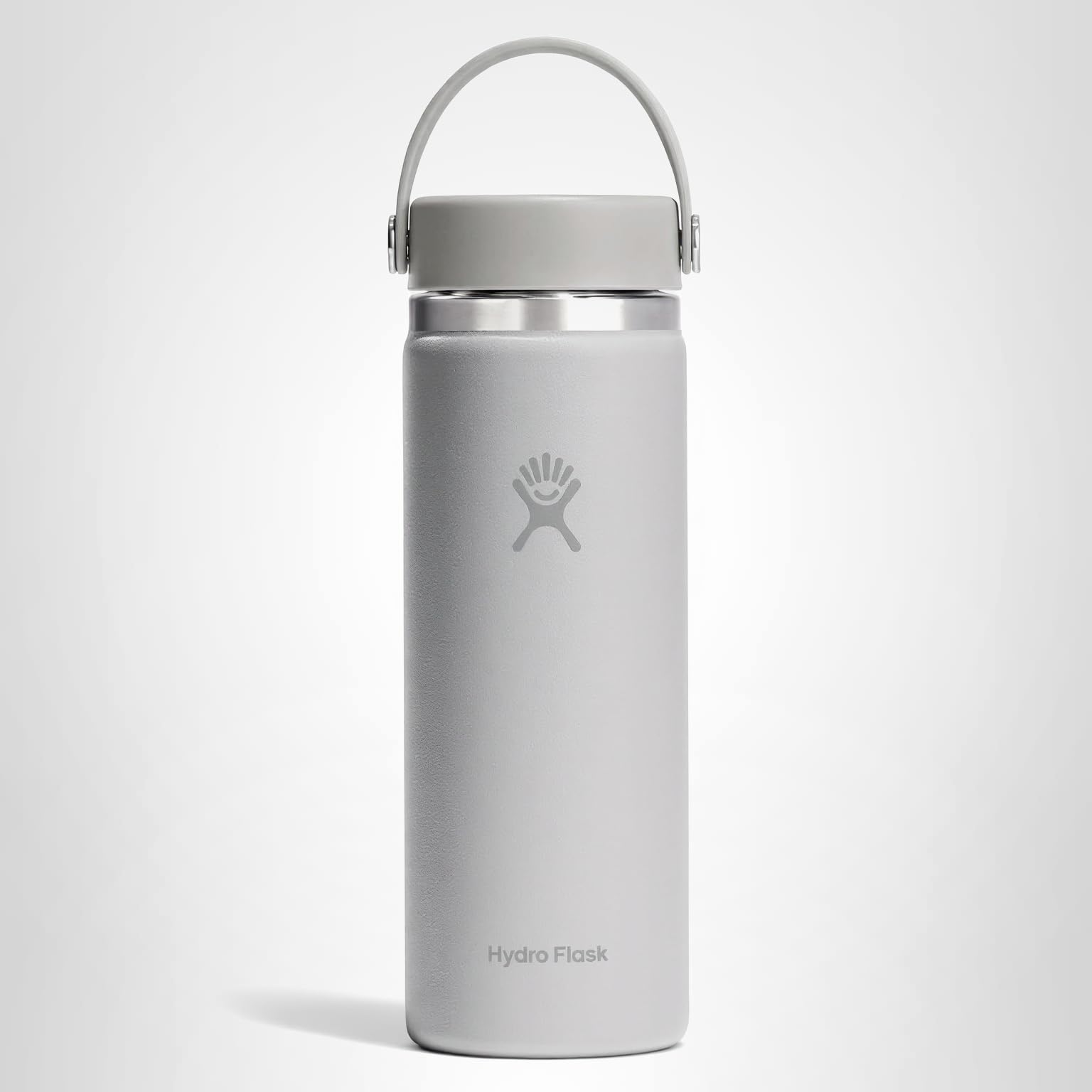 Hydro Flask マイクロ　シルバー Hydro Flask Water Bottle - Insulated Stainless Steel - Wide Mouth