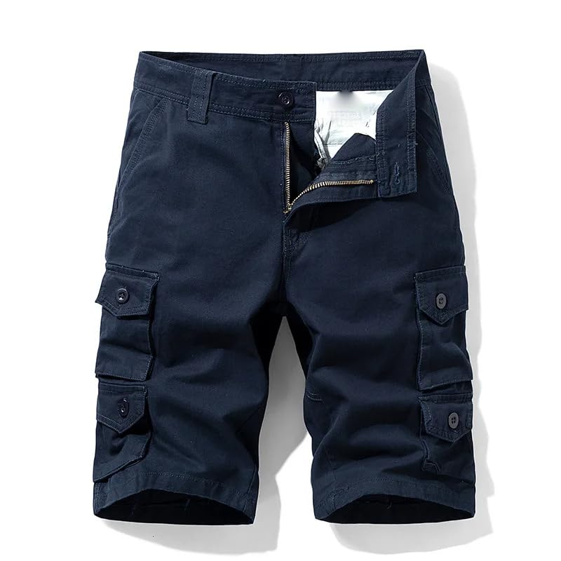 Bermuda cargo homme coton à fermeture éclair robuste - 6