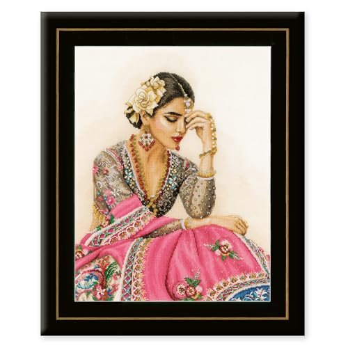 Lanarte Counted Cross Stitch kit Traditional Reminiscence, 35x45cm, DIY