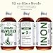 Healing Noni - 100% Pure Noni Juice - USDA Organic, Full Strength, Cold Pressed, Hawaiian-Grown Superfood - 4 Month Supply - (32oz, 4 Pack)