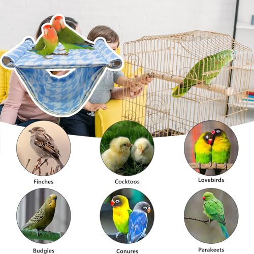 Image of Guinea Pig Hammock Bed Hamster Summer Bedding House Rat Hideout Cave Hut Bird Hanging Swing Stand Perch Small Pet Nest Cage Toy for Chinchilla Hedgehog Ferret Sleeping