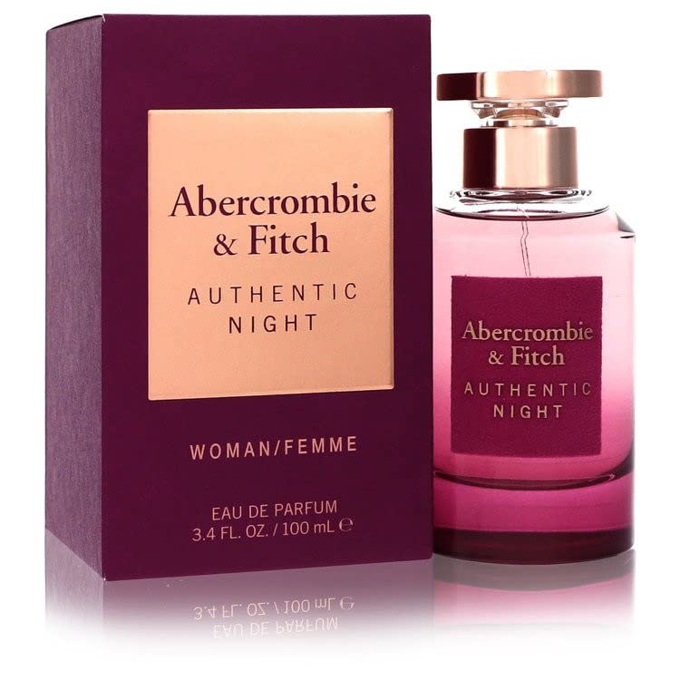 Abercrombie & Fitch Authentic Night Perfume By Abercrombie & Fitch Eau De Parfum Spray 3.4 Oz Eau De Parfum Spray
