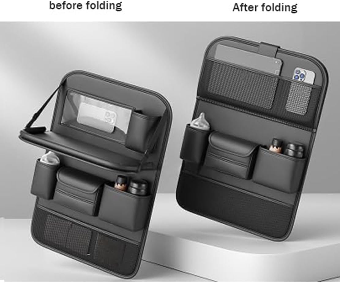 Organizer per sedile posteriore dell'auto, borsa portaoggetti universale per sedili posteriori, accessorio per auto di facile accesso, ideale per organizzare giocattoli, snack e oggetti essenziali