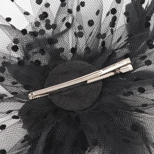 Image of DRESHOW Fascinators Hat Feather Headband Women's Fascinators Tea Party Headwear with Clip Flower Head Band for Girls & Women