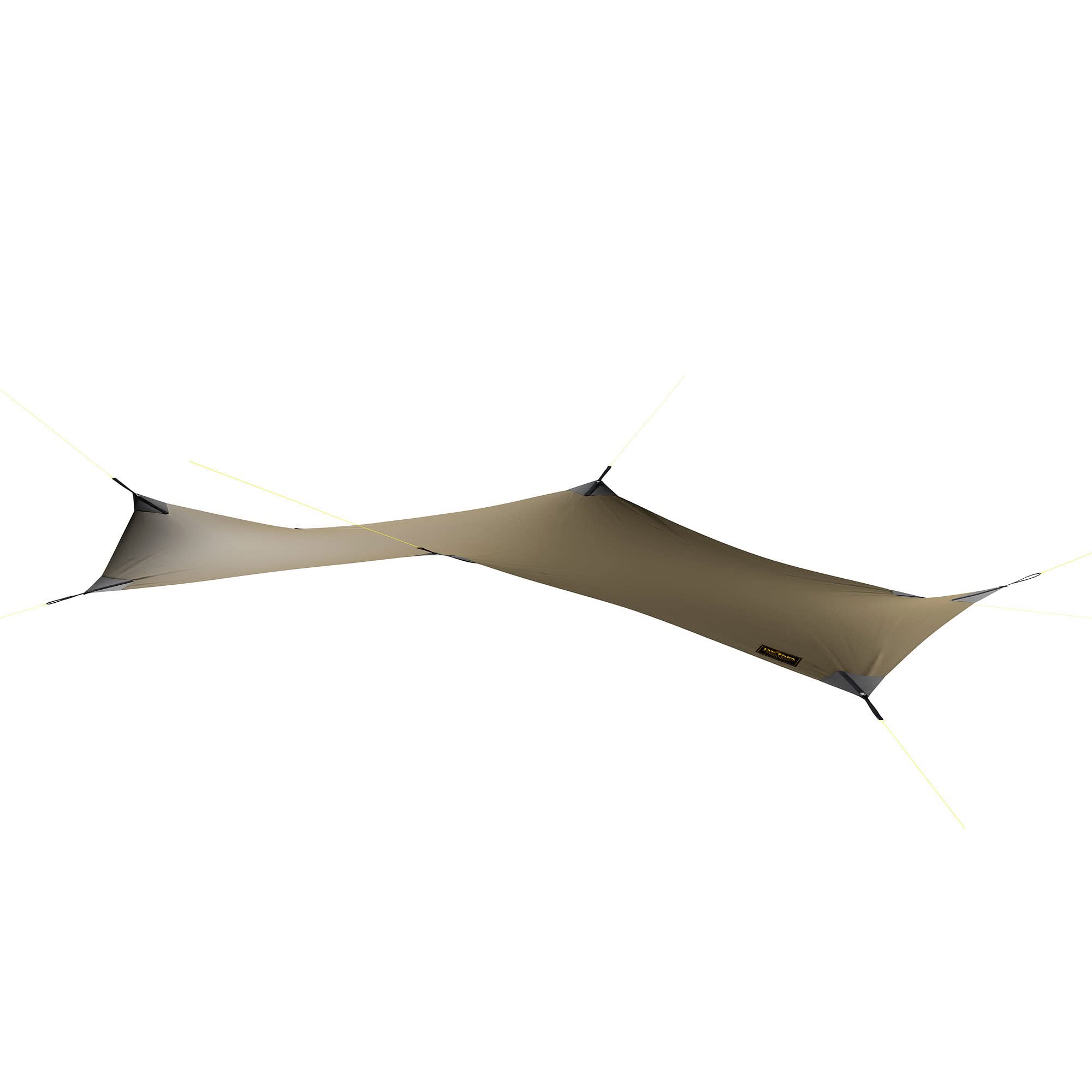 Tatonka Tarp Wing 1 LT - Ultraleichtes, hoch reißfestes Tarp aus silikonbeschichtetem Polyamid - Mit Ösen und Gurtbandschlaufen - Inklusive Abspannleinen und Packbeutel - Maße: 315 x 140 cm