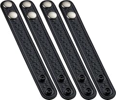 Basketweave Leather Chrome Snaps