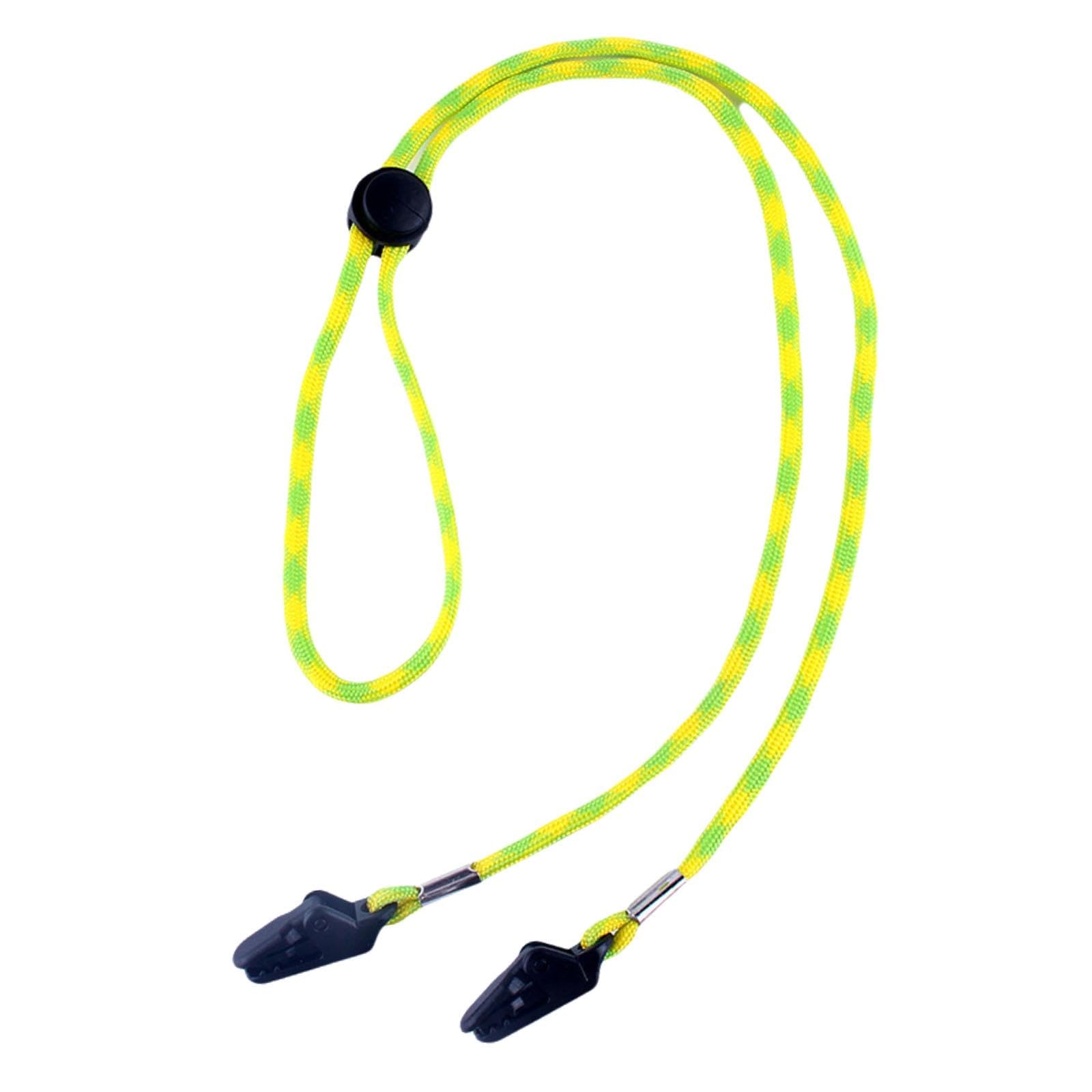 NIVAA Adjustable Hat Strap Clip Hat Retainer for Outdoor Activities Sports Boating Green Yellow-image-22