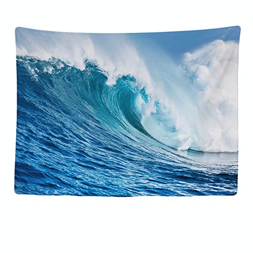 Ulticool - Vagues de mer Surf Plage d'été Voile - Tapisserie murale - 200x150 cm - Grande tapisserie - Poster Décoration - Toile - Peinture - Accessoire...