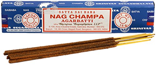Satya Nag Champa incense sticks. 3 packs