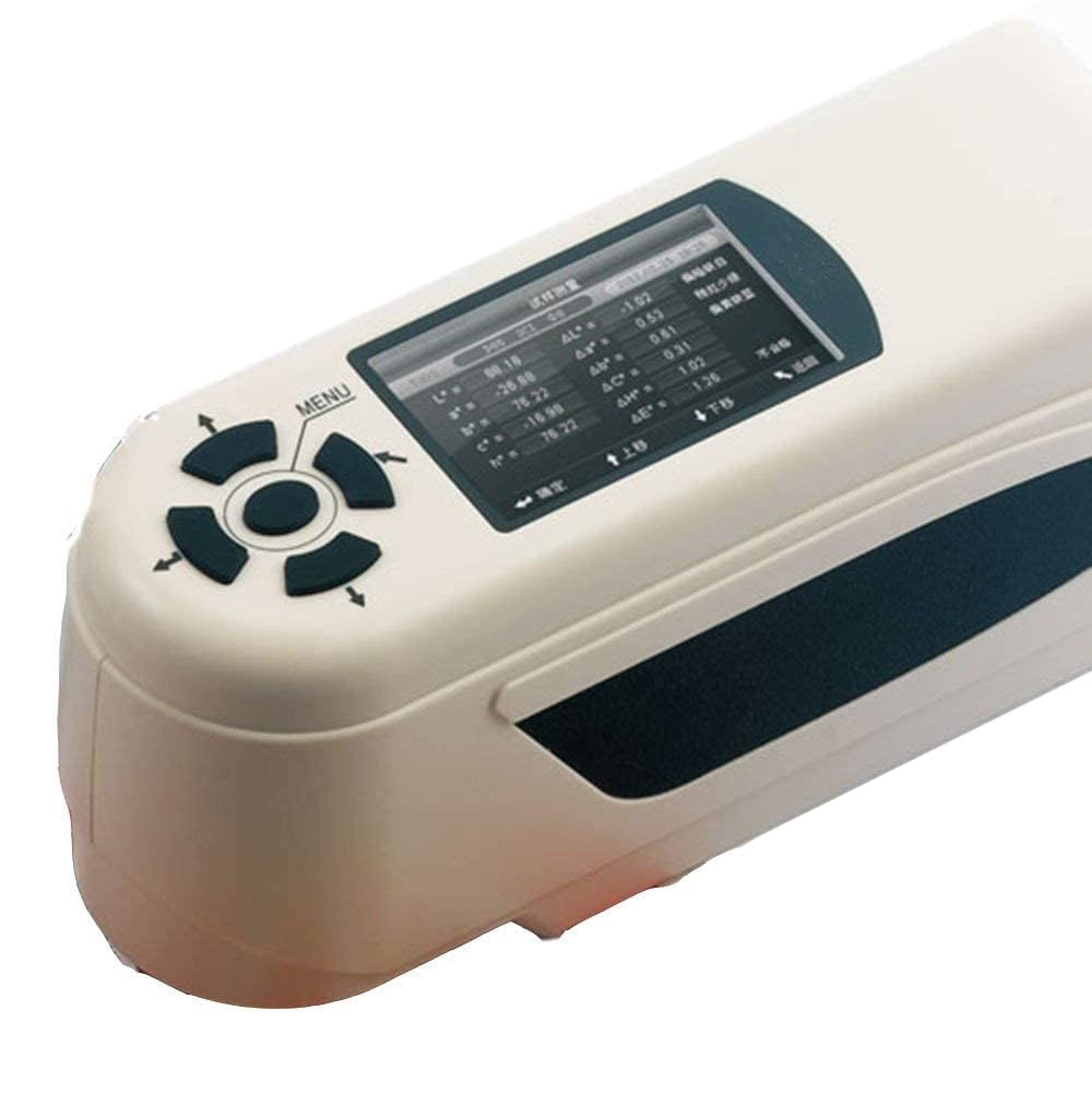 Handheld Color Meter Lab Colorimeter with Light Source D65 Illuminating/Viewing Geometry 8/d 100pcs Standards 20000pcs Samples Storage Repeatability Standard Deviation Within ΔE *ab 0.08