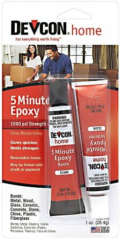 Devcon (20545-12PK) 5-Minute Epoxy - 0.5 oz. 2-Part Tube (Pack of 12)