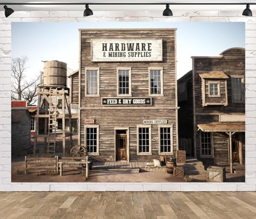 Toile de fond cow-boy pour photobooth d'anniversaire et fête country