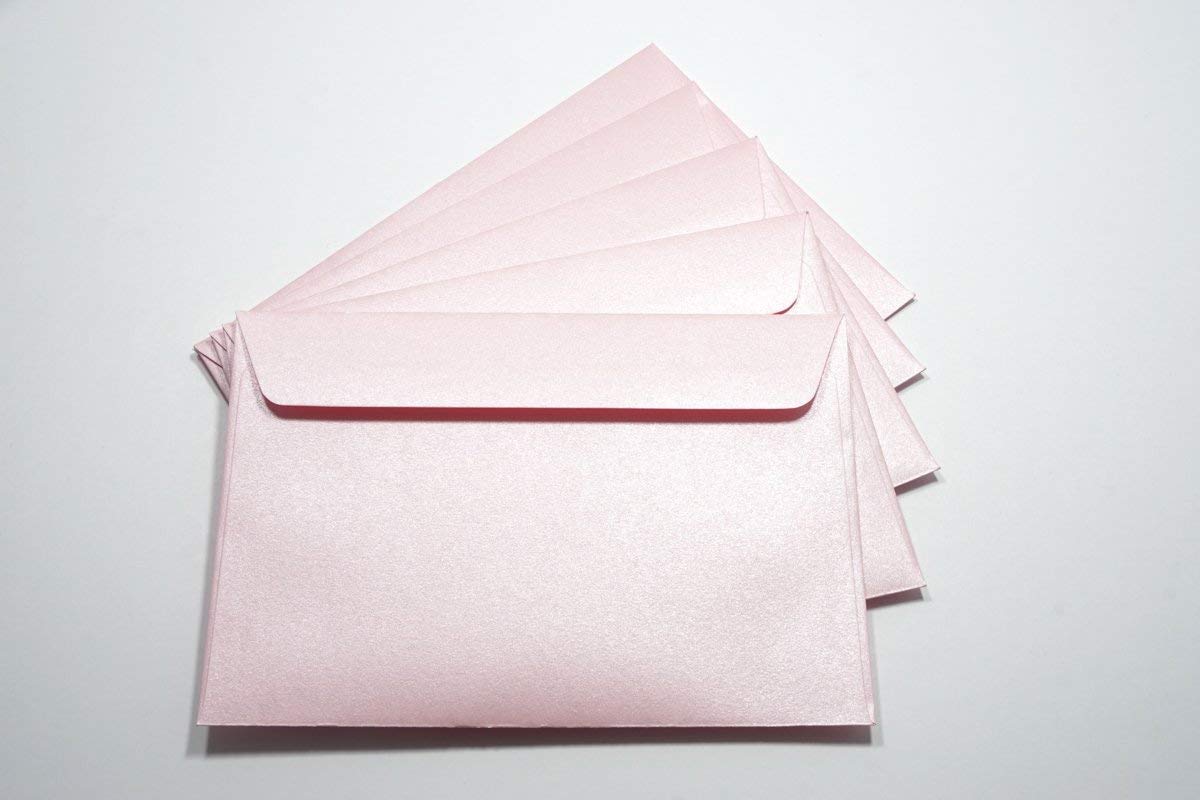 Netuno 100 Pearlescent Silver Envelopes DIN C6 114x162mm 4.49x6.39