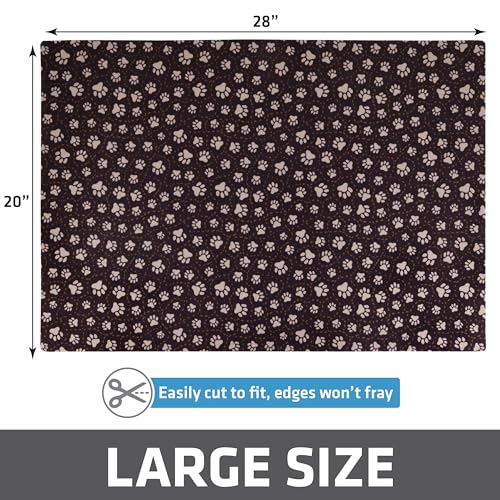 Image of Drymate Original Cat Litter Mat, Contains Mess from Box for Cleaner Floors, Urine-Proof, Soft on Kitty Paws -Absorbent /Waterproof- Machine Washable, Durable (USA Made) (20aa‚¬A x 28aa‚¬A) (Paw Path Tan)