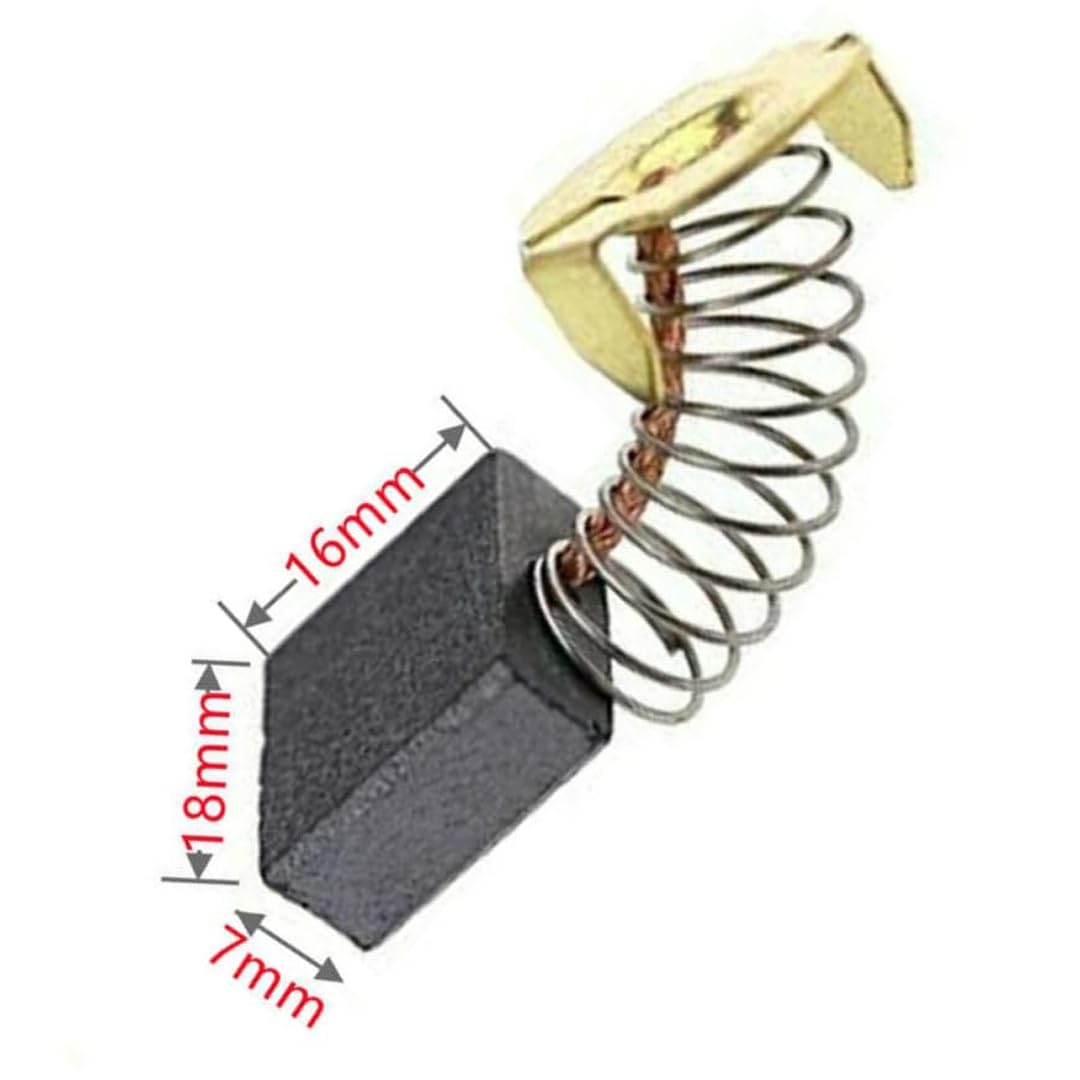 4 Pack of Carbon Brushes for Makita GA9020 GA9020KD GA9020S Angle Grinder CB204,makita Grinder Brushes, Black - Image 2