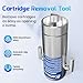 Cartridge Removal Tool Compatible with Delta 1300/1400 and 13/14 Series Single Hanlde Cartridge, Shower Cartridge Removal Tool Removes for RP19804 RP46074 Faucet Cartridge, 3/16