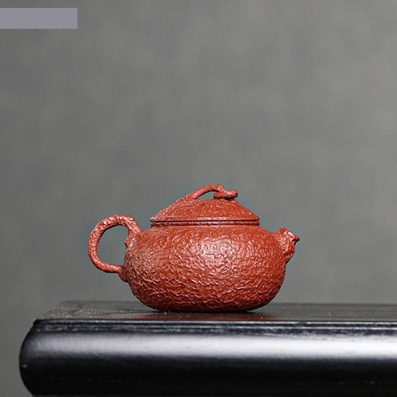 Teiera, Set da tè da Viaggio, teiera in Ceramica, teiera Cinese, teiera Viola, teiera Antica con Filtro a Sfera, Forniture per la Cerimonia del tè Cinese, teiera da 110 ml