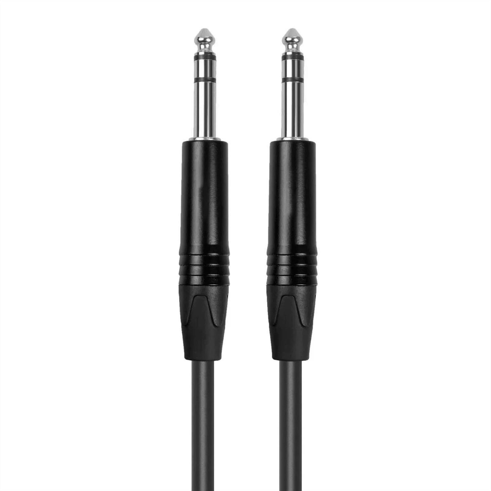 Cable De Audio De Guitarra Cable de guitarra de interconexión estéreo equilibrado macho de 6,35 mm 1/4" macho a 1/4" (Color : Bk 2, Size : 10m)