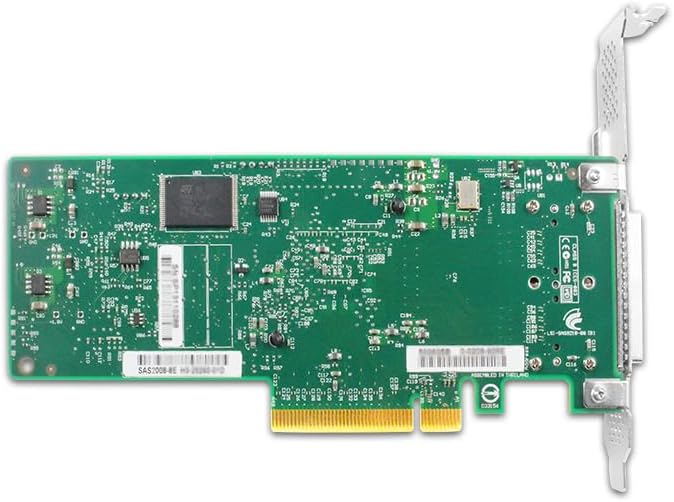 PCIe x8 SAS/SATA Expansion Card, 8-Port 6Gb/s, Dual Mini-SAS SFF-8088 Interface