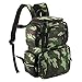 Lixada Fishing Tackle Backpack Multifunctional Fishing Tackle Utility Bag Large Waterproof Tackle Bag Storage with 4 Trays Tackle Box
