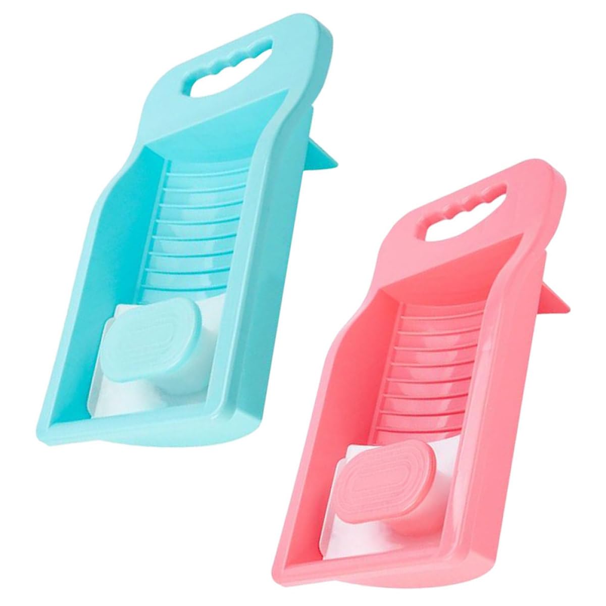 Planche à laver le linge en PP compacte pour un nettoyage efficace de vos sous-vêtements (Lot de 2)