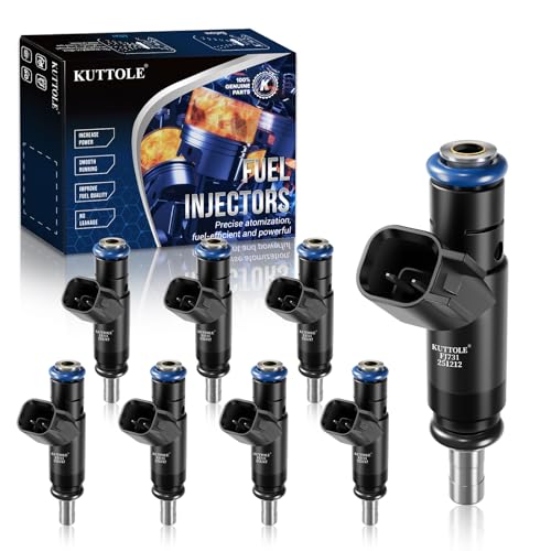 KUTTOLE 8Pcs Fuel Injectors Compatible with Dodge Ram Jeep Chrysler