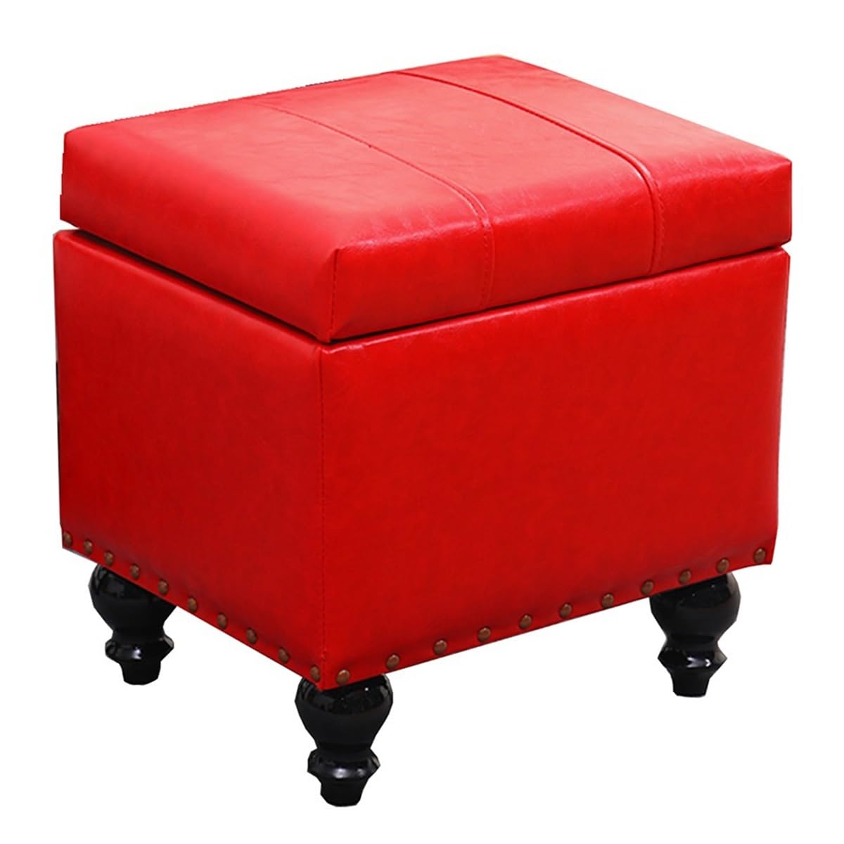 Banc ottoman de chambre en cuir pour créer un coin lecture chaleureux