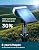 Linkind Solar Lights Outdoor Waterproof IP67, StarRay Dusk-to-Dawn Outdoor Solar Lights, 3 Lighting Modes Solar Spot Lights Outdoor for Garden, Yard, Landscape (Warm White, 2 Pack)