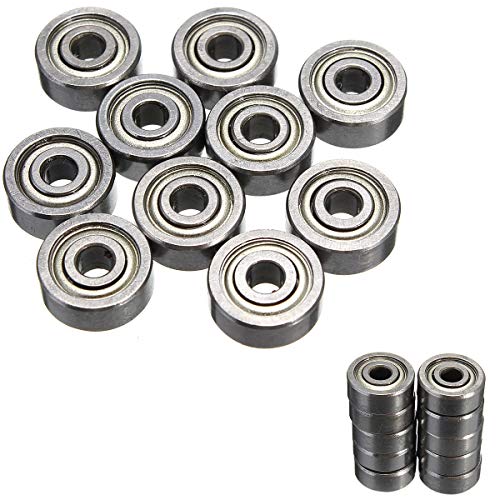 Roulement 623ZZ ABEC-5 3x10x4mm en acier au carbone pour mini arbre - 4
