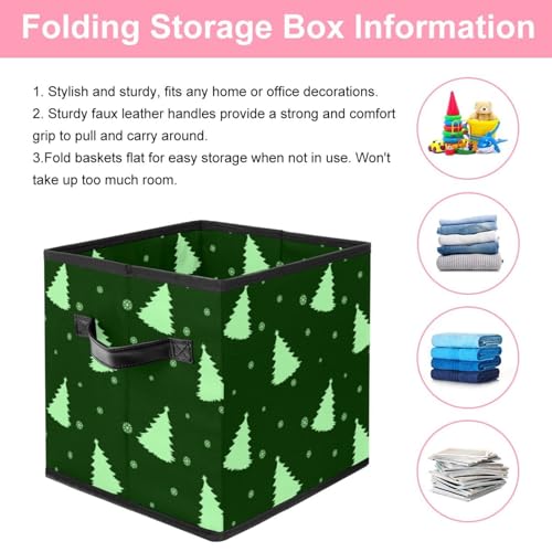Boîte de rangement pliable avec poignées pour jouets et vêtements - 4