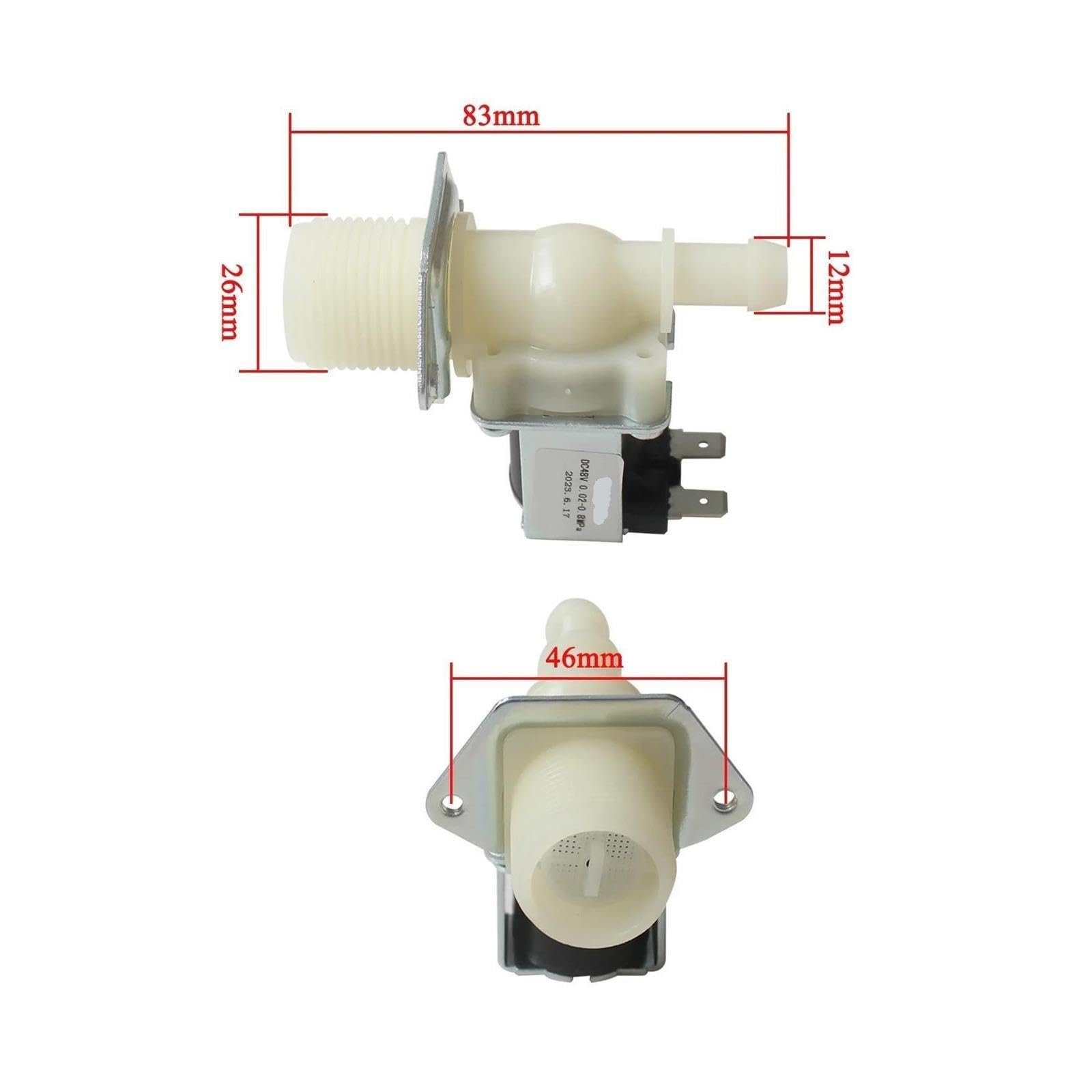 Lavavajillas Máquina de hielo Máquina de café Válvula solenoide de entrada de agua(AC100-127V)
