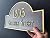 Whitehall™ Personalized Cast Metal Address plaque - LAWN MOUNTED Arch Plaque. Made in the USA. BEWARE OF IMPORT IMITATIONS. Display your address and street name. Custom house number sign.