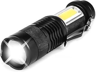 INGVY Flashlight Mini Rechargeable LED Flashlight Use Beads 100 Meters Lighting Distance Used for Adventure, Camping, etc.