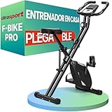 Ultrasport F-Bike Pro Bicicleta Estática Plegable hasta 150 KG, con 16 Niveles, Sillín Cómodo,...
