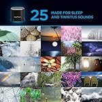 Sound Oasis® Bluetooth® Tinnitus Sound Therapy System® - Sleep Better, Manage and Mask Tinnitus, 25 Built-in Sounds for Tinnitus Relief, 12-Hour Sound Duration - Image 5
