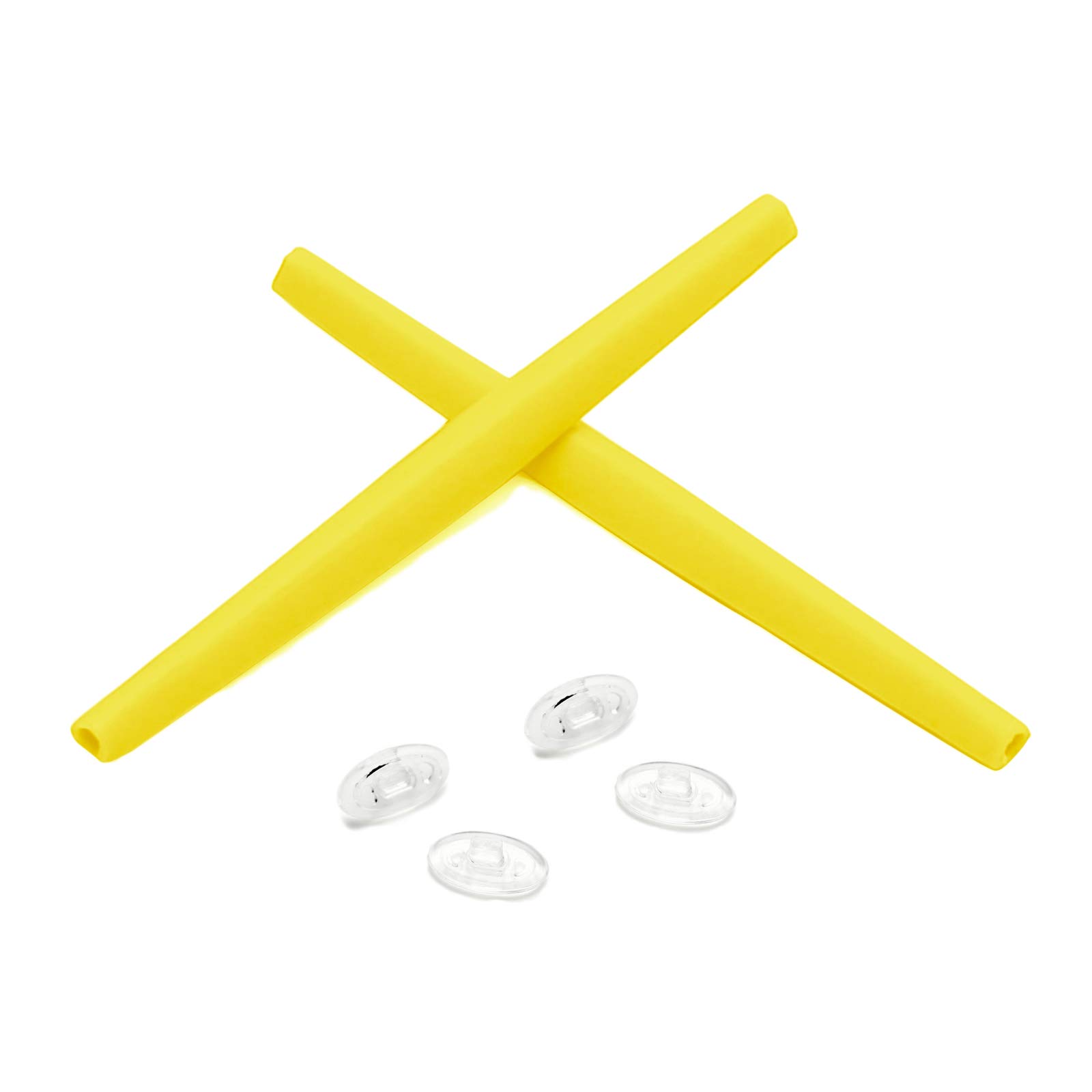 Replacement Earsocks &amp; Nosepieces Rubber Kits for Oakley Whisker Sunglasses (Yellow, 0)