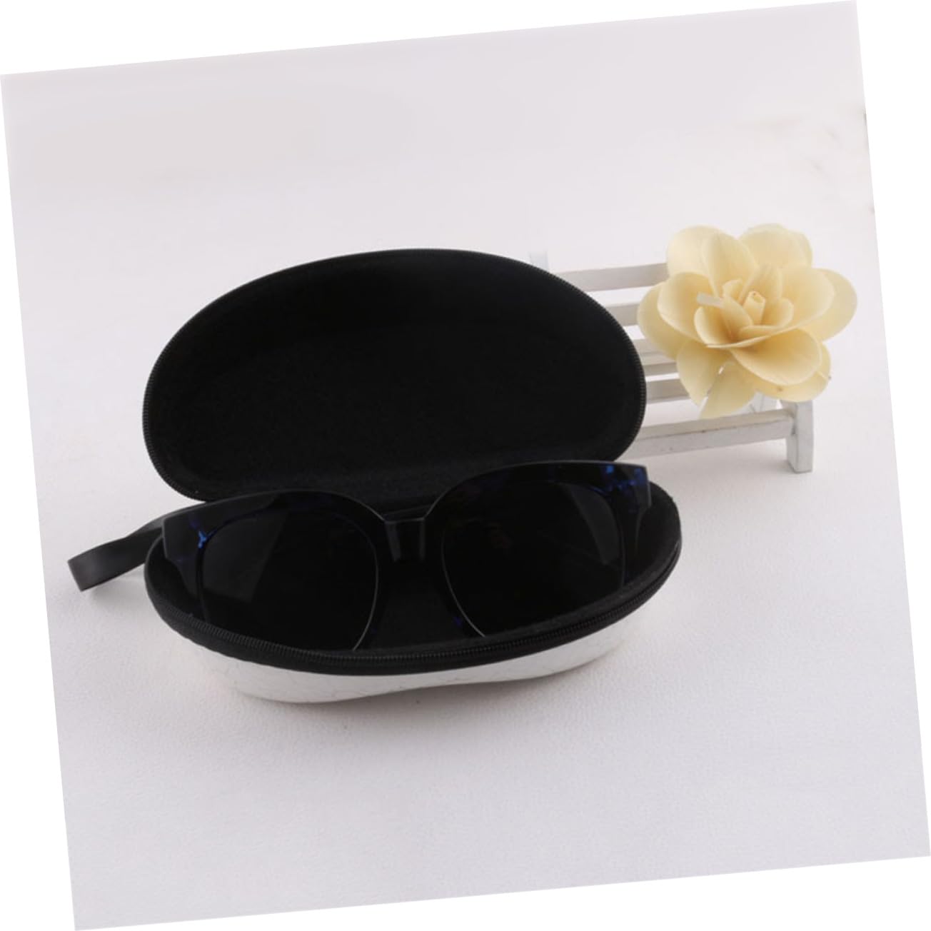 9piezas Estuche De Gafas Anti-choque Portátil Para Sol y Lectura Diseño Compacto y Resistente Para Viajes y Uso Diario