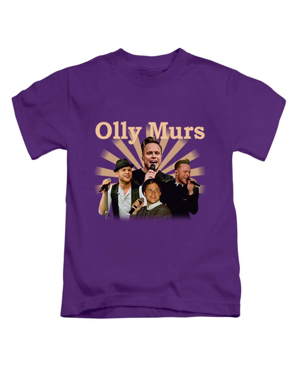 New Spirit Original Unisex Purple Olly Murs Tee T-Shirt Funny T Shirt Top
