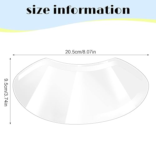 Miniatura 2 de Protector facial transparente, paquete de 50, protector de ojos de plástico para microblading, maquillaje permanente, extensiones de pestañas,