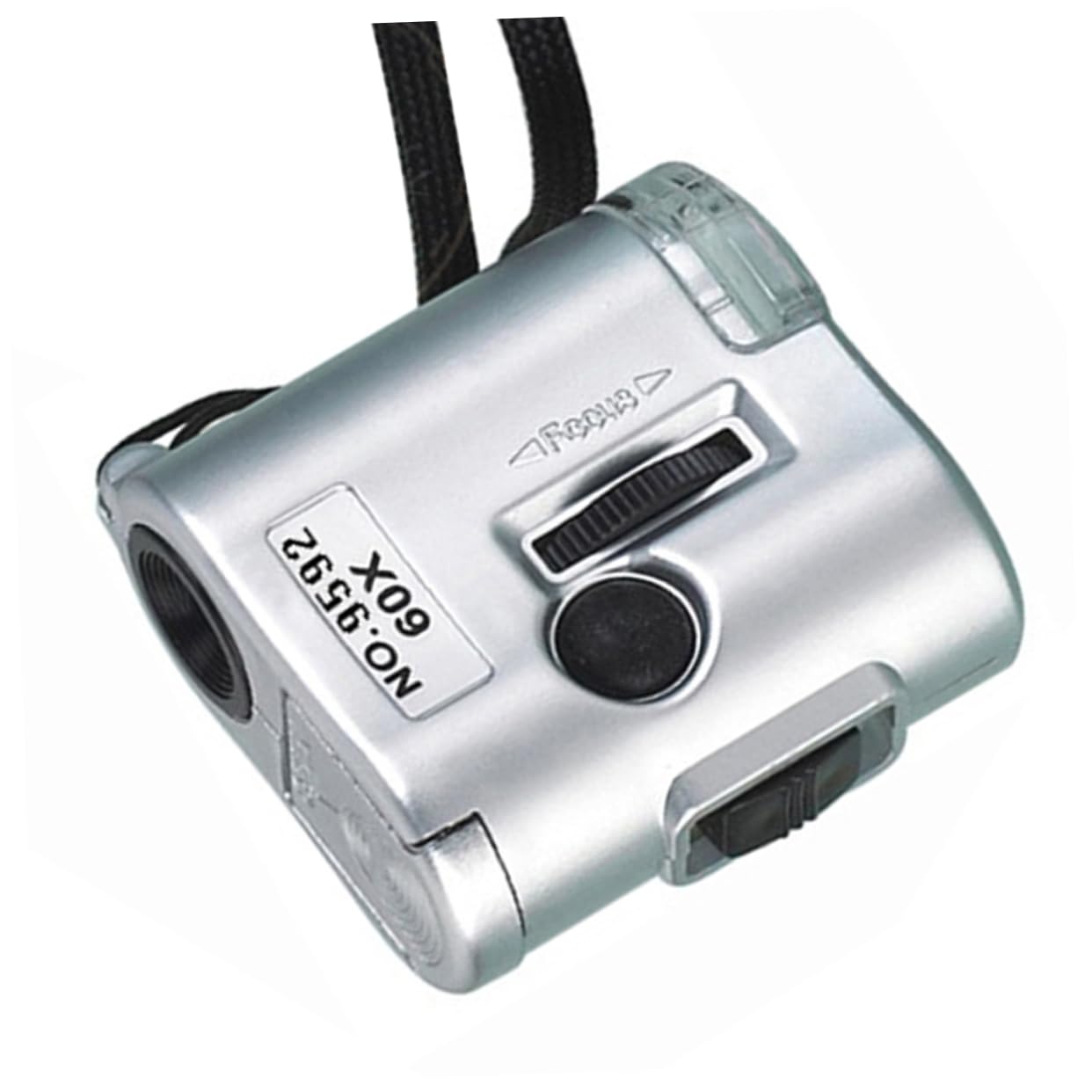 SEWACC Portable Mini 60x Led Magnifier Scope for Jewelry Appraisal Handheld Loupe with Light