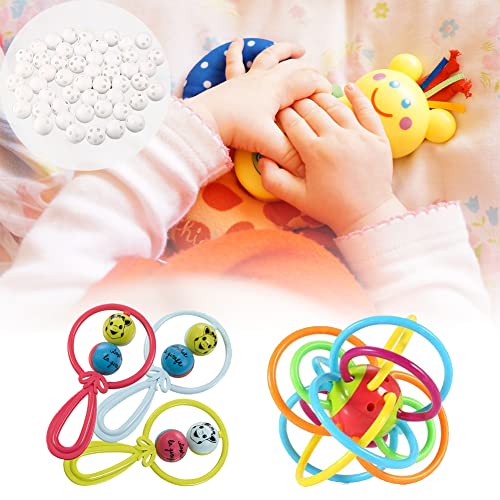 Rasselkugeln Zum Einnähen,Rasseldosen Geräuschhersteller Spielzeug Quietscher,Rasselkugeln Füllmaterial,Kuscheltiere Quietscher,Pet Baby Spielzeug Squeaker Für Haustieraccessoires,Baby Toys,24 Stück